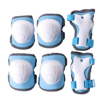 Set 6 protectii sport Yvolution 3-5 ani (Albastru)