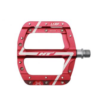 Ans08 Pedale Leap Rosu Aluminiu CNC 398g