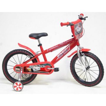 Denver - Bicicleta cu pedale , Disney Cars, 16 , Multicolor