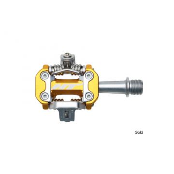Pedale din Aluminiu cu Rulment etansat HT M2 Aur