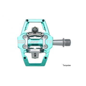 Pedale Turcoaz Ht T2 pentru ciclism de performanta.