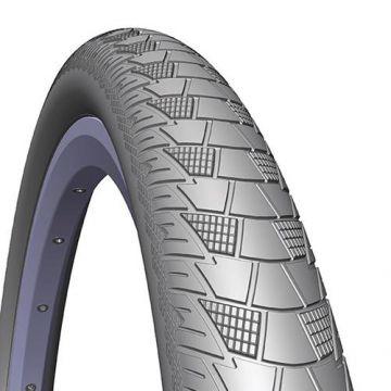 Anvelopa Bicicleta Rubena V99 Cityhopper - 26 x 2 Inch, Gri