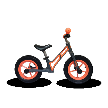 Bicicleta fara pedale 11 inch Leo Orange Bicicleta fara pedale 11 inch Leo Orange