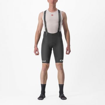 Pantaloni scurti cu bretele Castelli Free Aero RC Classic Negru/Alb XL