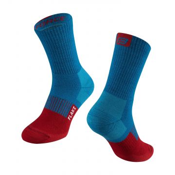 Sosete Force Flake blue-red S-M/36-41