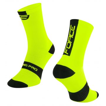 Sosete Force Long Pro Fluo-Black L-XL / 42-46