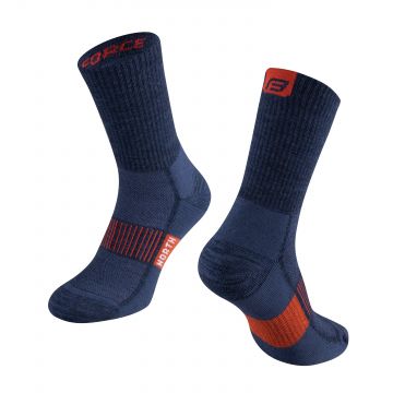 Sosete Force North blue-orange S-M/36-41