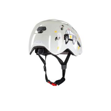 Abus - casca copii - Smiley 3.0 - Masina politie gri