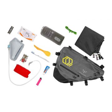 Apidura - geanta cadru bicicleta Expedition Full Frame Pack 14 litri - gri negru galben
