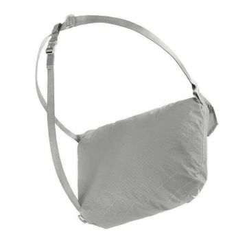 Apidura - geanta pliabila din material rezistent apa, depozitare pe cadrul bicicletei Packable Musette (7L) - gri deschis