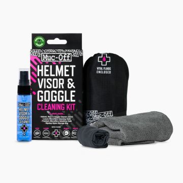 Muc-Off - pachet produse curatare accesorii bicicleta (ochelari vizor si lentile) Visor, lens and google Cleaning KIt