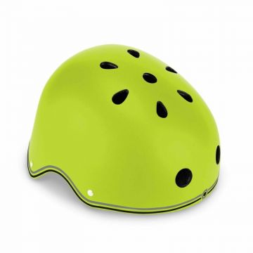 Casca protectie Globber Primo, cu lumini, culoare verde