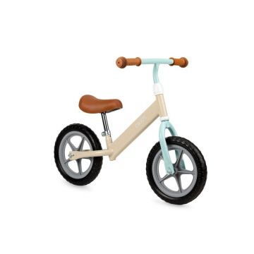 Bicicleta fara pedale Fleet, Qkids, Cappuccino