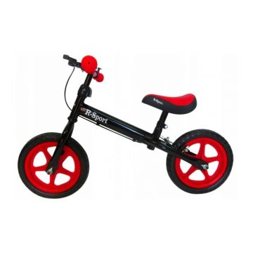 R-Sport - Bicicleta fara pedale R4, 12 , Negru/Rosu