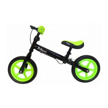 R-Sport - Bicicleta fara pedale R4, 12 , Negru/Verde