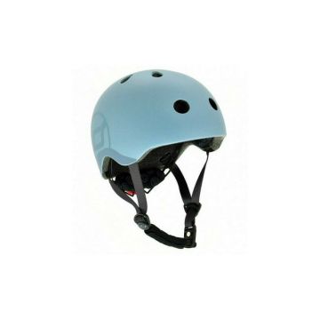 SCOOT AND RIDE - Casca Protectie Steel Cu sistem de reglare, Marime S-M