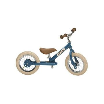 Trybike - Bicicleta fara pedale Vintage, 12 , 2 in 1, Albastru