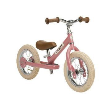 Trybike - Bicicleta fara pedale Vintage, 12 , 2 in 1, Roz