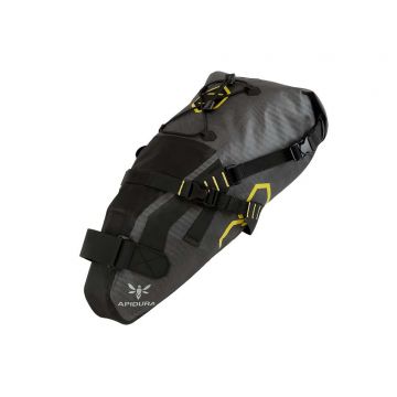 Apidura - geanta bicicleta cu prindere sub sa, Expedition Saddle Pack 9 litri - gri negru galben