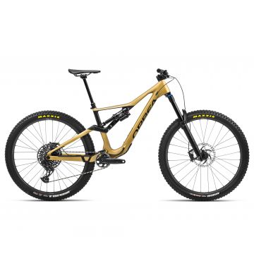 Bicicletă MTB Enduro full suspension Orbea RALLON M10 - Golden Sand | Black (Matt)