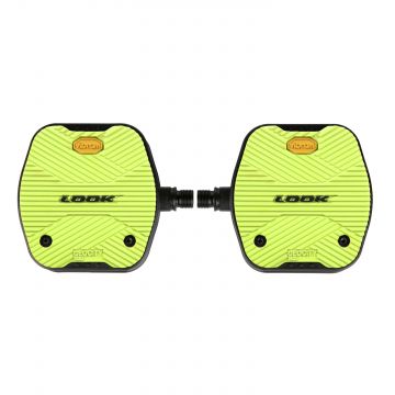 Look - pedale flat pentru oras cu Vibram - Geo City Grip - verde lime Look - pedale flat pentru oras cu Vibram - Geo City Grip - verde lime