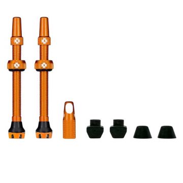 Muc-Off - valve tubeless V2 - Tubeless Valves V2 - portocaliu - 44mm