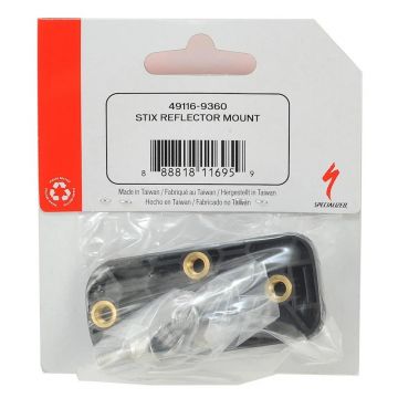 Specialized - accesoriu (suport) prindere lumina bicicleta pentru portbagaj, Stix Reflector Mount - negru