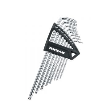 Topeak - set chei bicicleta tip Torx - negru argintiu Topeak - set chei bicicleta tip Torx - negru argintiu