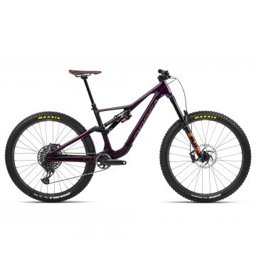 Bicicletă MTB Enduro full suspension Orbea RALLON M10 - Metallic Mulberry (Gloss) | Black (Matt)