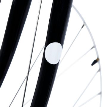 Bookman - stickere reflectorizante bicicleta - cerc - alb