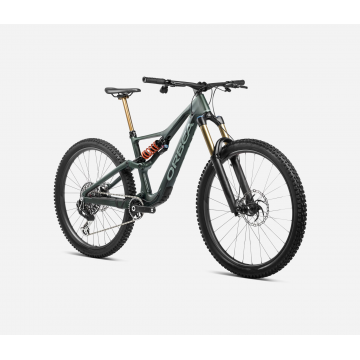 Orbea RALLON M11 AXS Forest Green  - Blue Stone (Gloss) - bicicletă MTB Enduro full suspension
