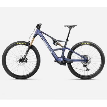 Orbea RISE LT M10 420W Tanzanite Carbon View - Carbon Raw - bicicletă electrică eMTB Trail