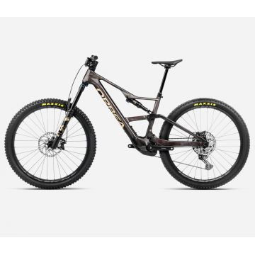 Orbea RISE LT M20 420W Cosmic Carbon View - Golden Sand - bicicletă electrică eMTB Trail