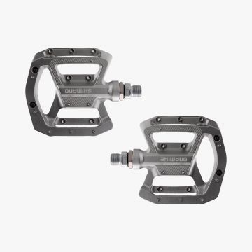 Shimano - pedale MTB - PD-GR500 Flat - fara catadioptrii - argintiu