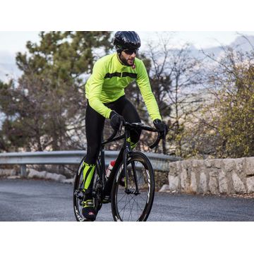 Castelli - bluza ciclism maneca lunga Puro 3 Jersey FZ - negru gri