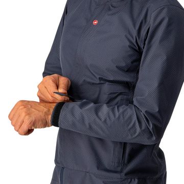 Castelli Commuter Reflex - jacheta ciclism impermeabila bleumarin