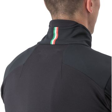 Castelli - Jacheta ciclism vreme rece sau iarna, Entrata Jacket - negru rosu
