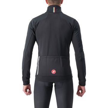 Castelli - Jacheta ciclism vreme rece sau iarna, Entrata Jacket - negru rosu