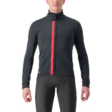 Castelli - Jacheta ciclism vreme rece sau iarna, Entrata Jacket - negru rosu
