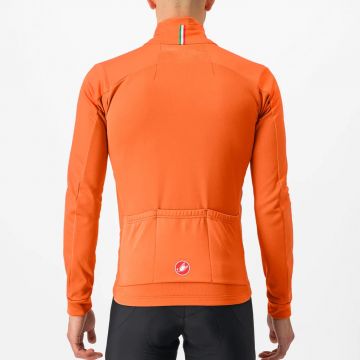 Castelli - Jacheta ciclism vreme rece sau iarna, Entrata Jacket - portocaliu gri reflect