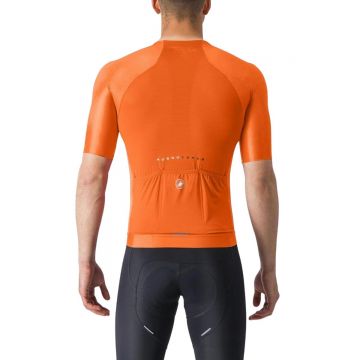 Castelli - tricou ciclism cu maneca scurta pentru barbati Aero Race 7.0 - portocaliu briliant