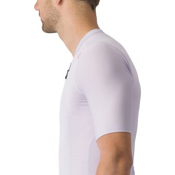 Castelli - tricou ciclism cu maneca scurta pentru barbati Espresso Jersey - mov deshis mist gri inchis