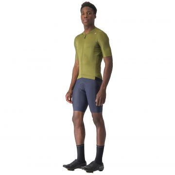 Castelli - tricou ciclism cu maneca scurta pentru barbati Espresso Jersey - verde inchis kaki