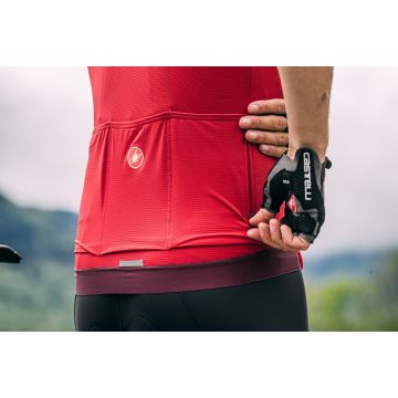 Castelli - tricou ciclism cu maneca scurta pentru barbati Espresso Jersey - verde inchis kaki