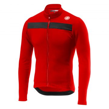 Castelli - tricou maneca lunga 14-20 gr C - Puro 3 FZ - rosu