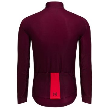 Hiru - tricou ciclism barbati maneca lunga Advanced Thermal LS Jersey - visiniu granat