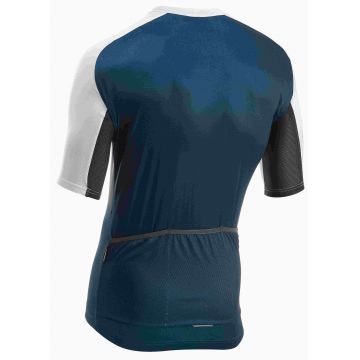 Northwave - tricou ciclism cu maneca scurta Force Evo - albastru inchis gri deschis