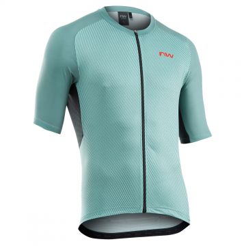 Northwave - tricou ciclism cu maneca scurta Force Evo - albastru verde surf