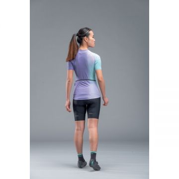Northwave - tricou pentru ciclism cu maneca scurta pentru femei Blade Women Jersey - alb albastru deschis pastel