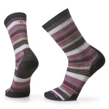 Smartwool - sosete sport Everyday Margarita Crew Zero Cushion socks - dungi multicolore gri mov negru